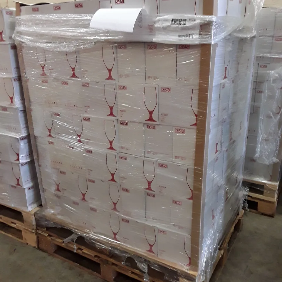 PALLET OF APPROXIMATELY 210 BOXES CONTAINING 6 RASTAL AVIERO 300ML GOBLETS  