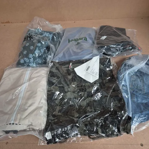APPROXIMATELY 40 ASSORTED CLOTHING ITEMS IN VARIOUS SIZES, STYLES & COLOURS TO INCLUDE BRANDS SUCH AS KHAADI, HALARA, MASKERT, ETC - COLLECTION ONLY