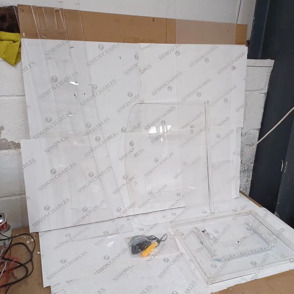 CLEAR ACRYLIC LED-LIT PODIUM [COLLECTION ONLY]