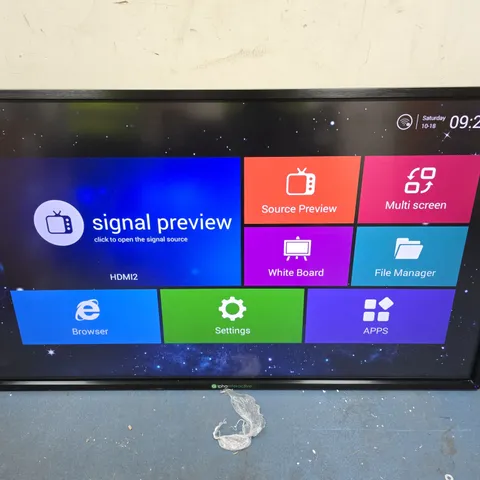 ALPHA INTERACTIVE KL-E065GB 65" TOUCH E-WHITE BOARD - COLLECTION ONLY