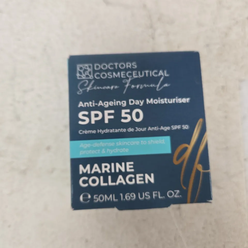 DOCTORS COSMECEUTICAL ANTI-AGEING DAY MOISTURISER SPF 50 – MARINE COLLAGEN, 50ML