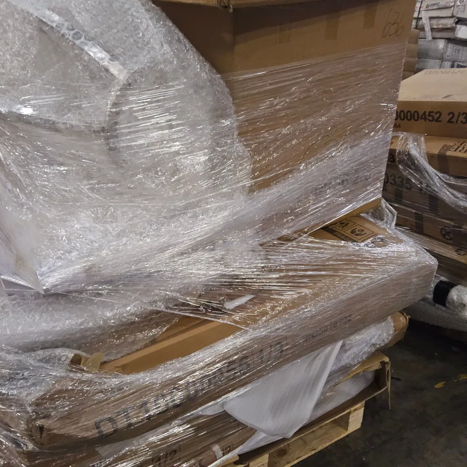 PALLET OF ASSORTED BOXED FURNITURE PARTS