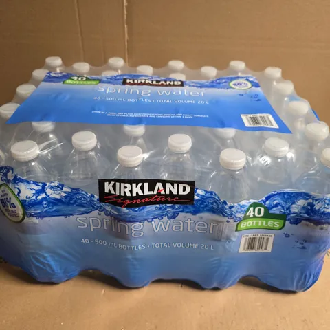 KIRKLAND SIGNATURE SPRING WATER – 40 X 500ML 