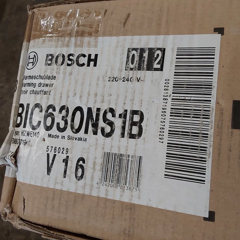 BOSCH WARMING DRAWER BIC630N SIB