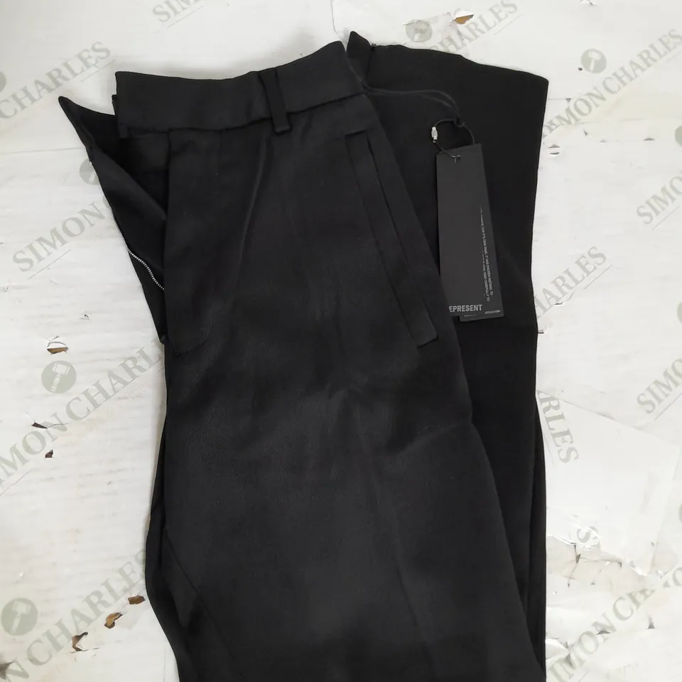 REPRESENT TAILORED NIVEA PANT IN BLACK SIZE S