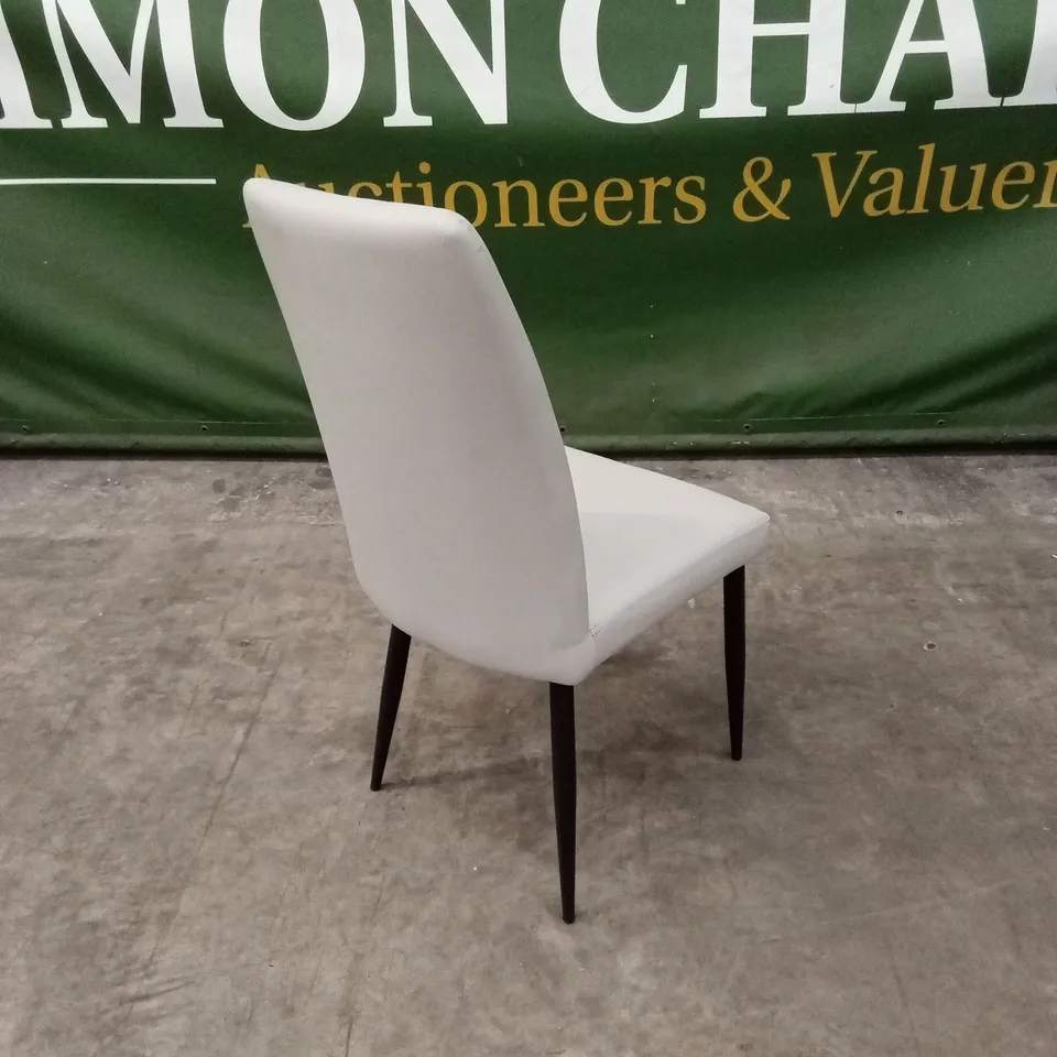 QUALITY DESIGNER FAUX LEATHER DINING CHAIR