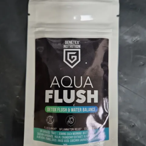 BOX OF APPROXIMATELY 30 PACKS OF CUTS-N-GAINS TABLETS - AQUA FLUSH (30 TABLETS PER PACK)