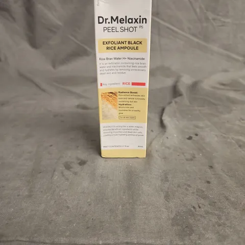 DR.MELAXIN PEEL SHOT EXFOLIANT BLACK RICE AMPOULE 80ML