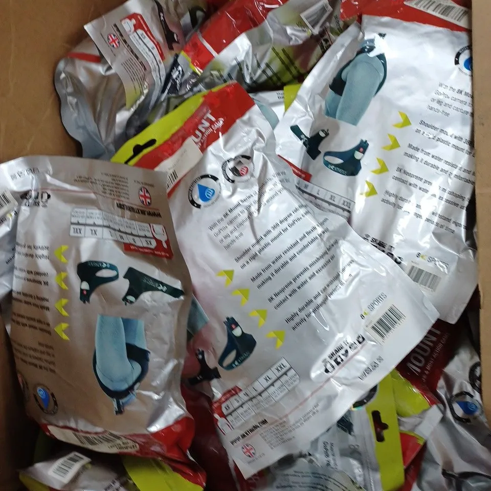 LARGE BOX OF HERO ADJUSTABLE SHOULDER HARNESS'S -GO PRO SML-XXL
