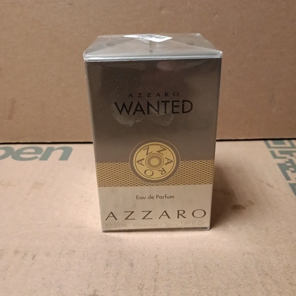 BOXED AND SEALED AZZARO WANTED 50ML EAU DE PARFUM