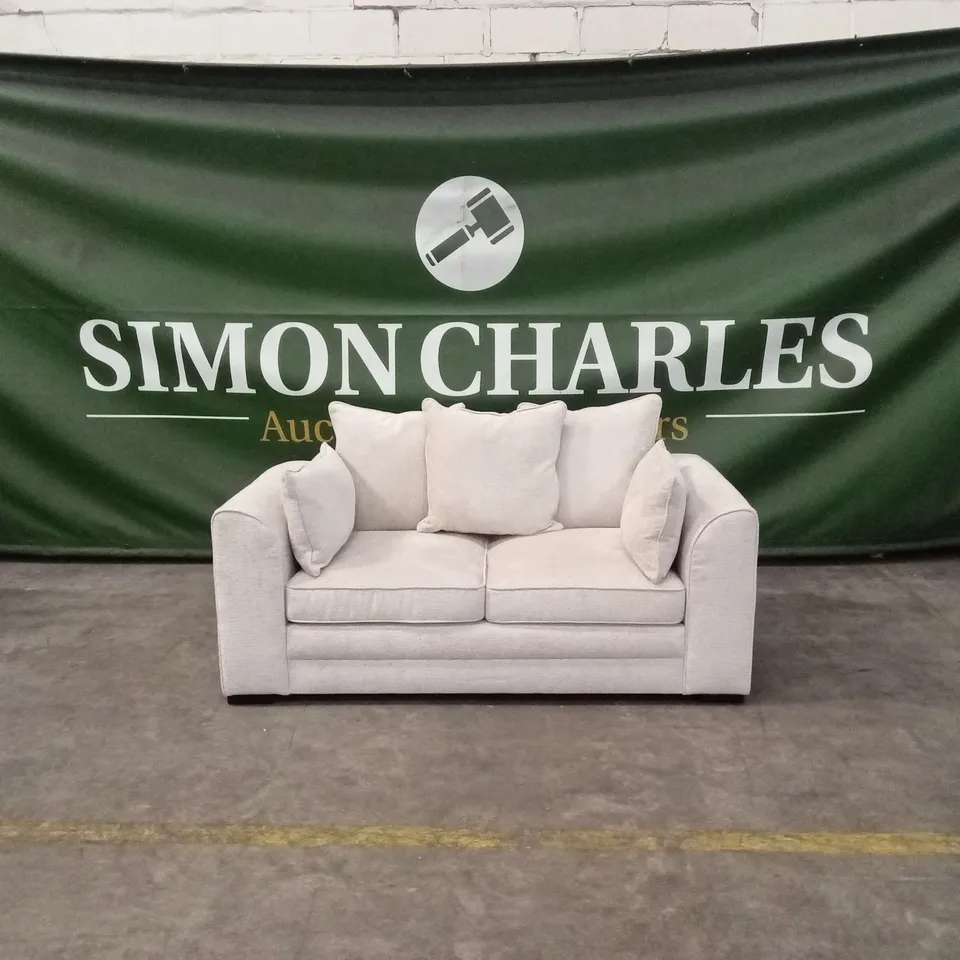 SOHO FABRIC 2 SEATER SOFA - NATURAL RRP £749