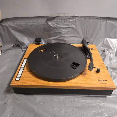 LENCO LS-300WD BELT DRIVE TURNTABLE WITH BLUETOOTH