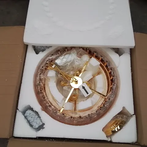 BOXED ANNEJET 4-LIGHT UNIQUE CHANDELIER (1 BOX)