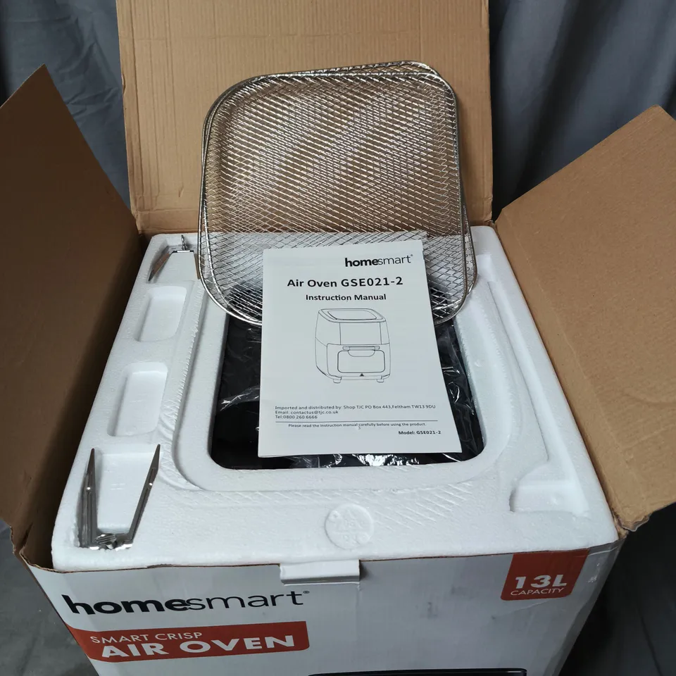 HOMESMART SMART CRISP AIR OVEN 13L – BOXED