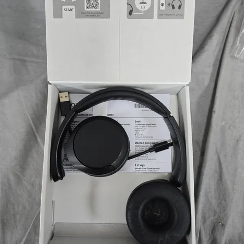 BOXED SONY WH-CH520 WIRELESS BLUETOOTH HEADPHONES - BROKEN EAR CUP 