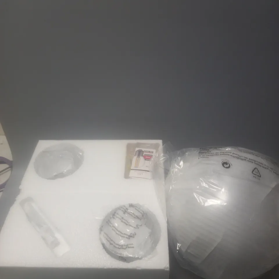 BOXED ABNORMAL SPHERE HANGING LIGHT BULB 