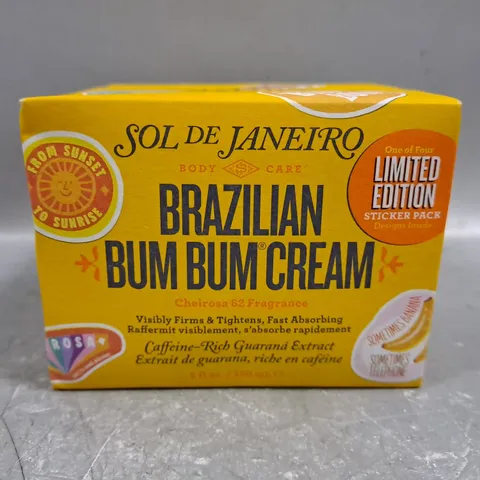 SEALED SOL DE JANEIRO BRAZILIAN BUM BUM CREAM 150ML 