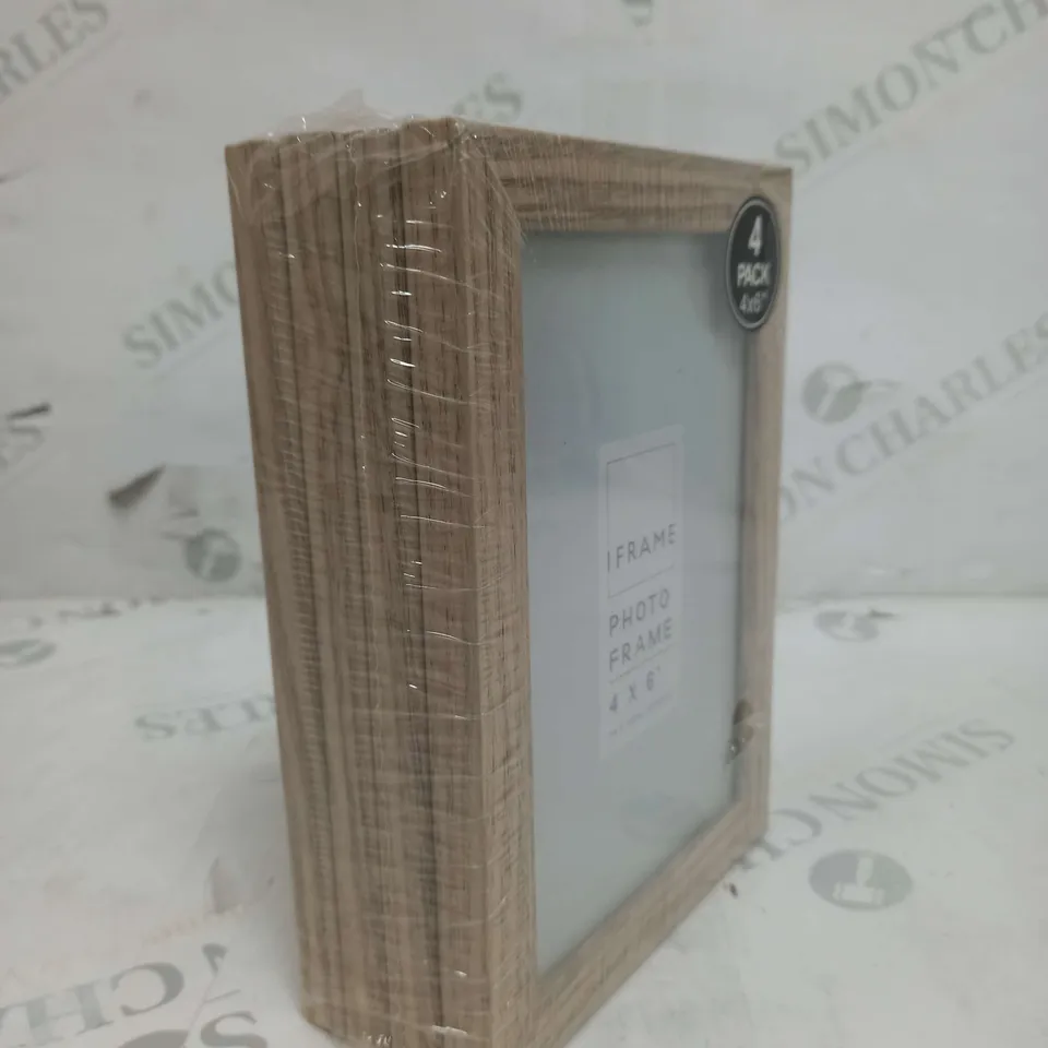 4 PACK PLAIN PHOTO FRAMES