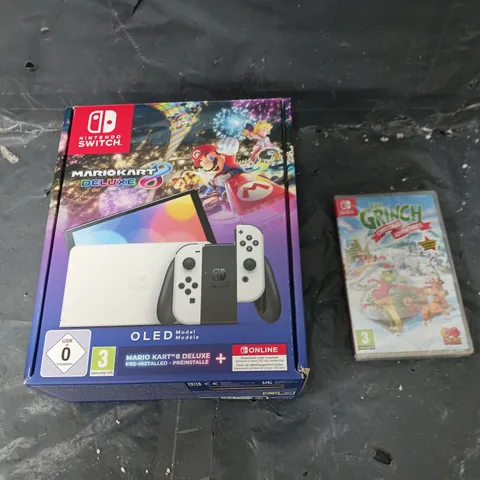 SEALED NINTENDO SWITCH OLED MODEL WITH GRINCH CHRISTMAS ADVENTURES