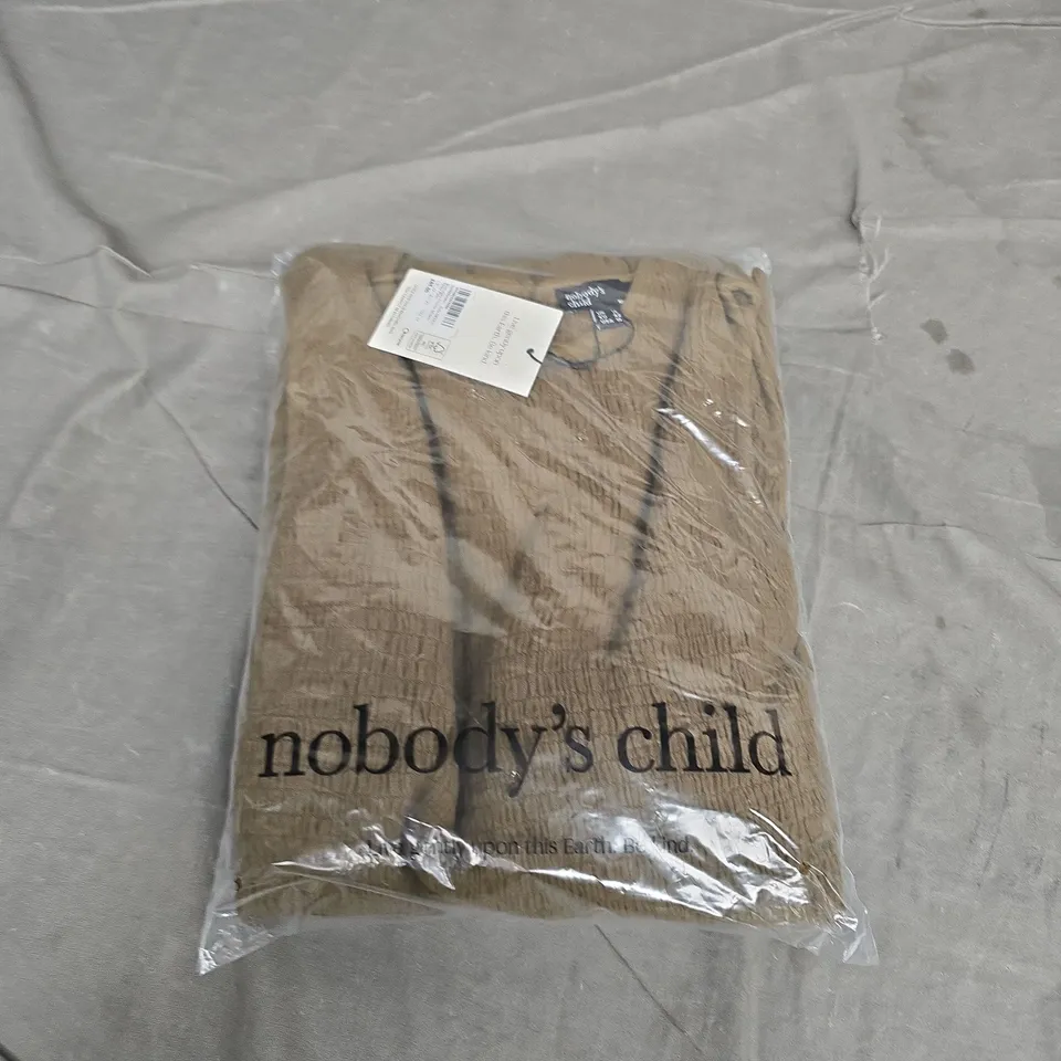 BAGGED NOBODY'S CHILD SLEEVELESS CHARLIE MIDAXI DRESS – PLAIN IN DARK GREEN, UK 14