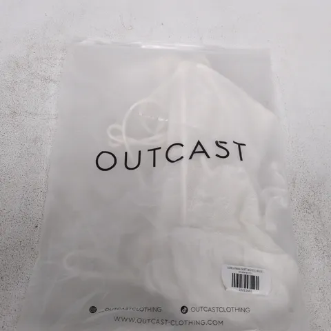 OUTCAST CLOTHING LUBELA MAXI SKIRT – WHITE, UK SIZE L