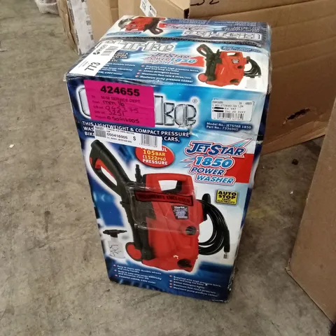 BOXED CLARKE JETSTAR 1850 1523PSI PRESSURE WASHER (230V)