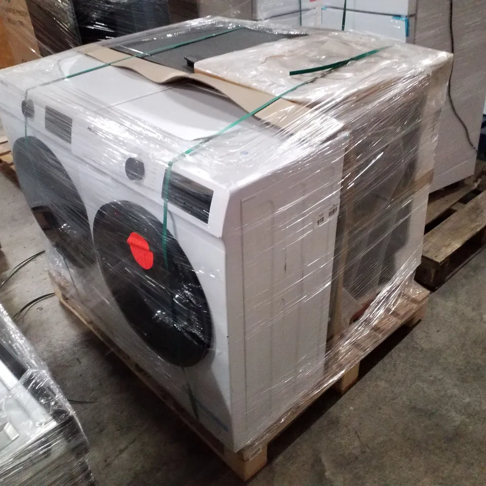 PALLET OF APPROXIMATELY 4 UNPROCESSED RAW RETURN WHITE GOODS TO INCLUDE