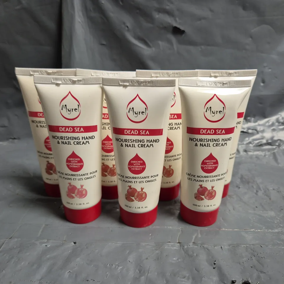 LOT OF APPROXIMATELY 75 100ML MYREL DEAD SEA NOURISHING HAND AND NAIL CREAMS