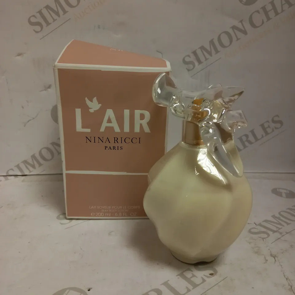 NINA RICCI PARIS L'AIR SILKY BODY LOTION 200ML