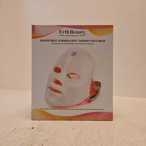 ERTH BEAUTY ELECTRICALS SKIN RETREAT & RENEW LIGHT THERAPY FACE MASK β BOXED
