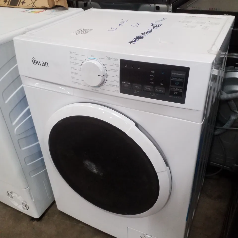 SWAN SW75120W 8KG LOAD, 1400 SPIN FREESTANDING WASHING MACHINE - WHITE