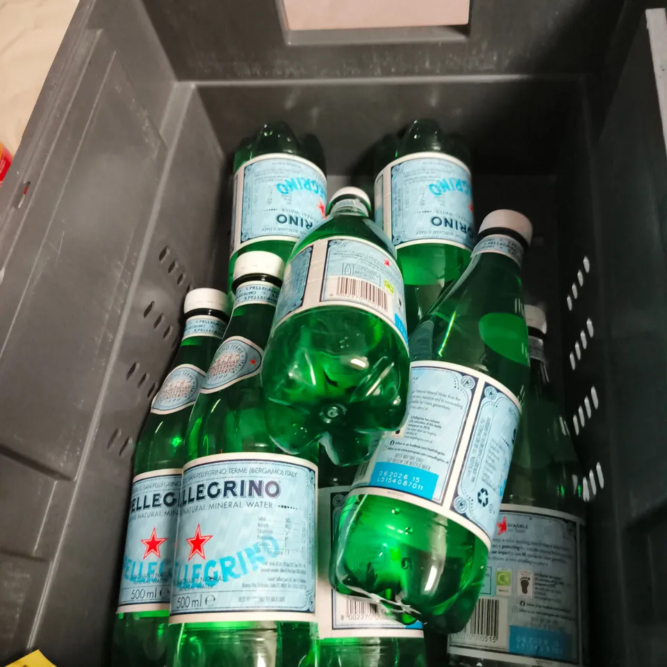 APPROXIMATELY 9 X SAN PELLEGRINO NATURAL MINERAL WATER 500ML 