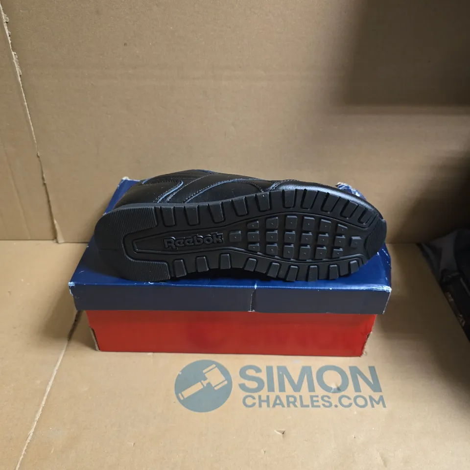 REEBOK ROYAL GLIDE KIDS RUNNING SHOES – BLACK, UK 5.5