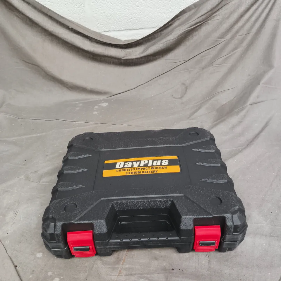 DAY PLUS CORDLESS IMPACT WRENCH LITHIUM BATTERY IN BLACK CASE