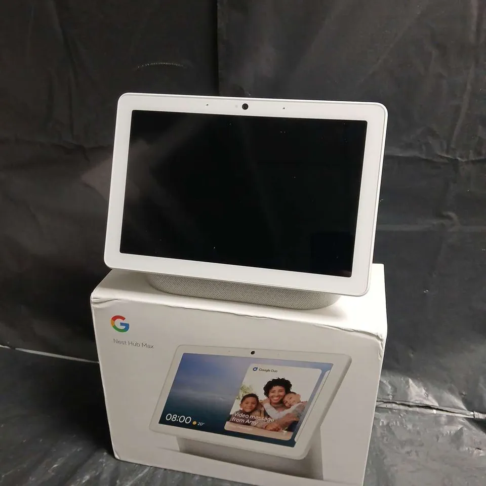 GOOGLE NEST HUB MAX SMART DISPLAY – WHITE (BOXED)