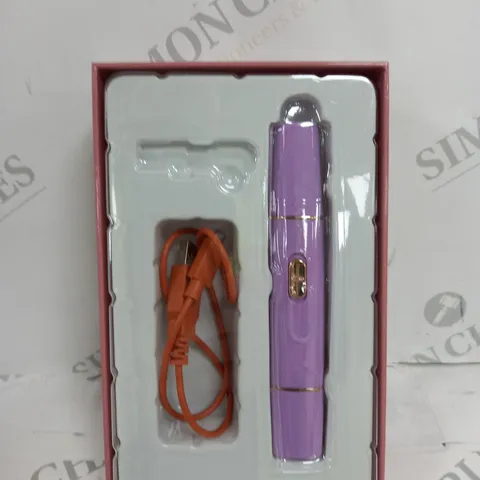 BOXED BEAUTY 2 IN 1 SUPER SMOOTH FACE & BROWS HAIR REMOVER, PURPLE