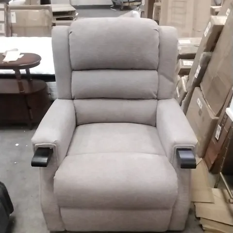 UPHOLSTERED EVOLA ELECTRIC LIFT ASSIST RECLINER - MOCHA 