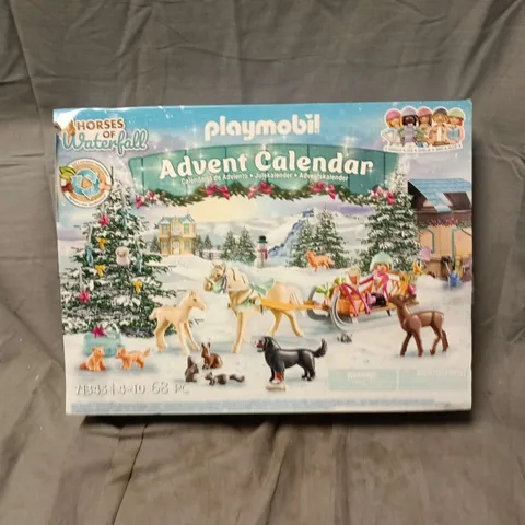 BOXED PLAYMOBIL HORSES OF WATERFALL ADVENT CALENDER - 71345