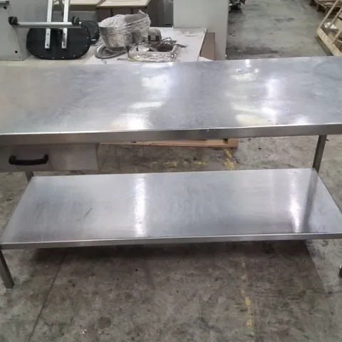 STAINLESS STEEL COMMERCIAL WORKTOP COUNTER 