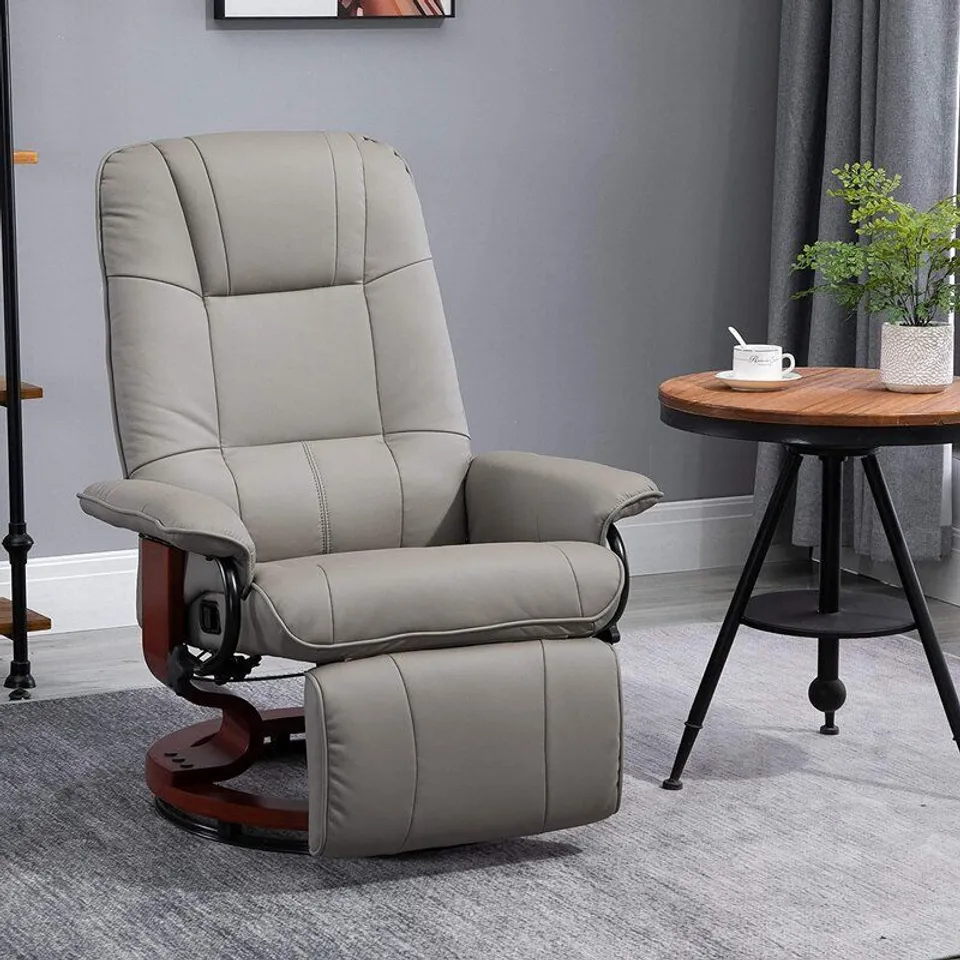 BOXED SWIVEL ARMCHAIR 