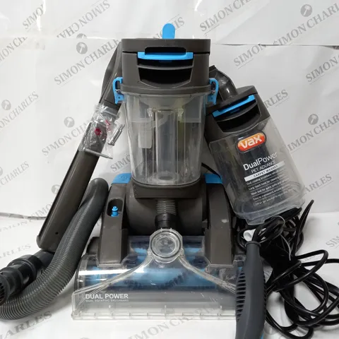 BOXED VAX DUAL POWER PET ADVANCE CARPET CLEANER