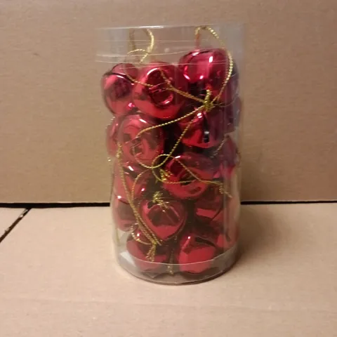 LOT OF 10 AS NEW PACKS OF RED GISELLA GRAHAM HANGING TREE DECORATIONS