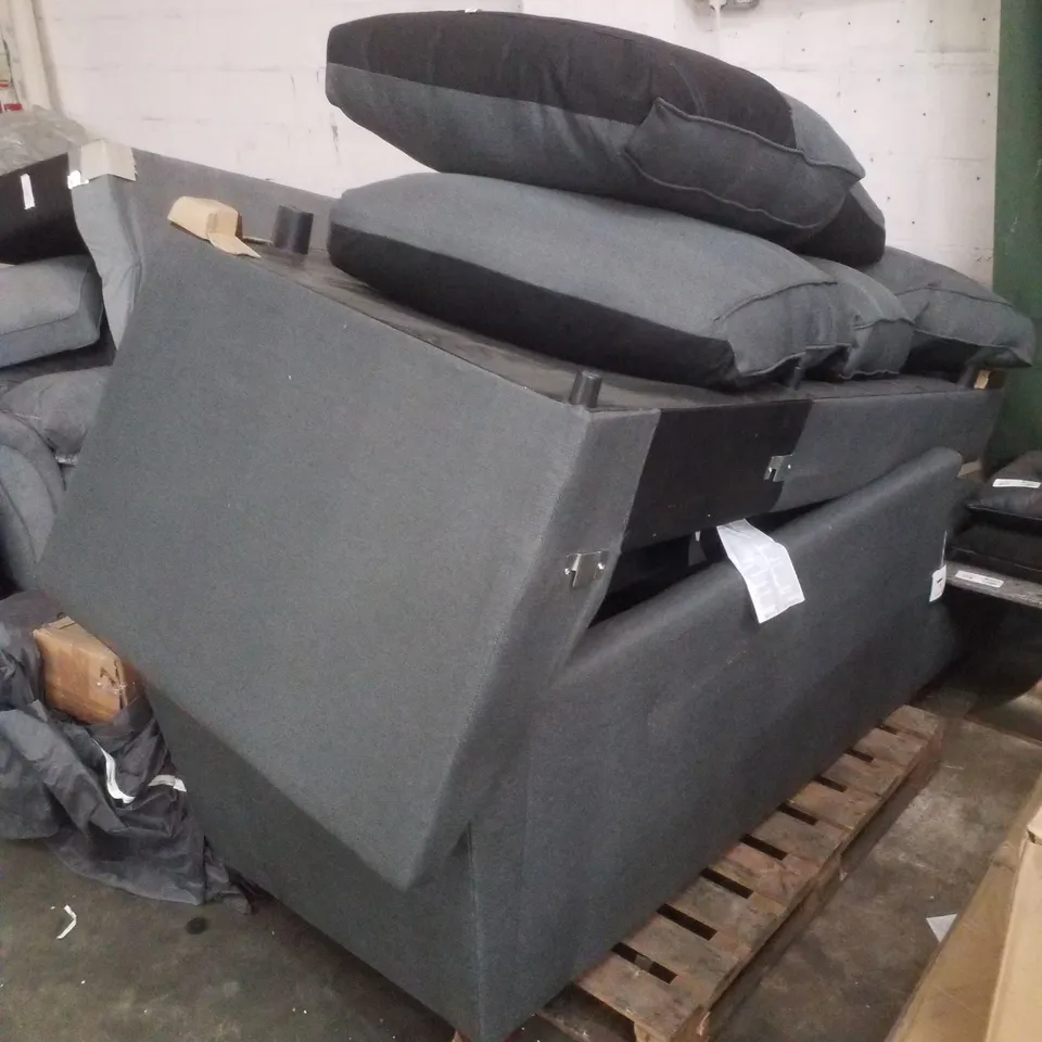 PALLET CONTAINING ASSORTED CHAISE SOFA HALVES & CUSHIONS