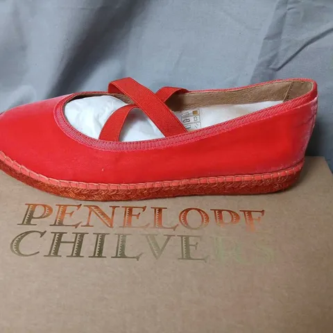 PENELOPE CHILVERS CHICO VELVET ESPADRILLES – CORAL VELVET UPPER, WOMEN'S UK 5 (EU 38)