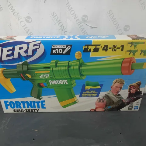 BOXED NERF X FORTNITE SMG-ZESTY