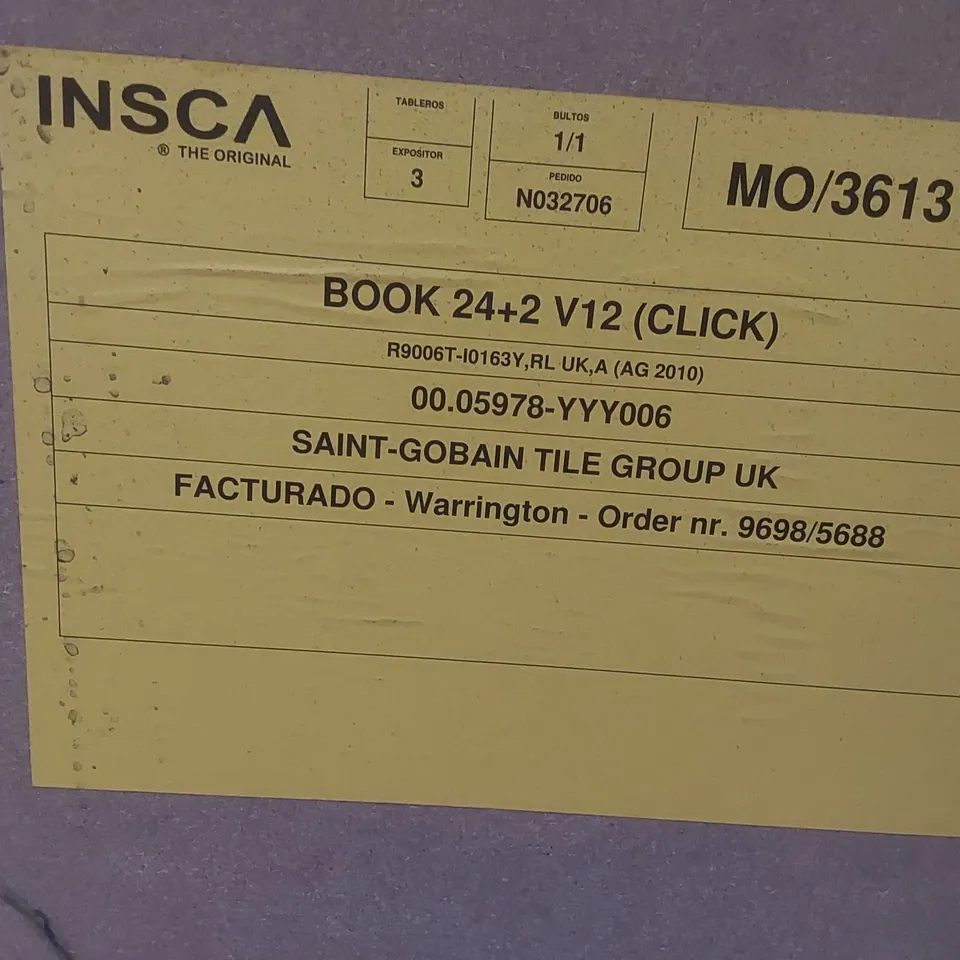 BOXED INSCA BOOK 24+2 TILE DISPLAY UNIT