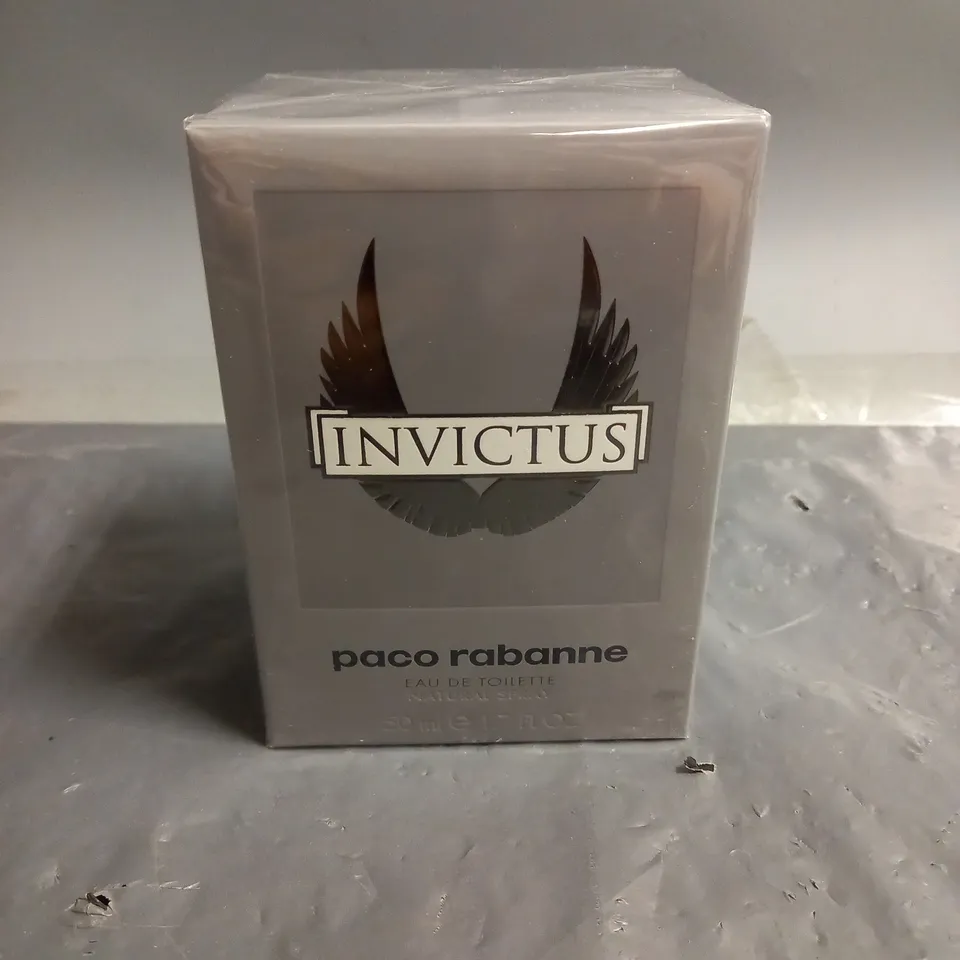 BOXED AND SEALED PACO RABANNE "INVICTUS" EAU DE TOILETTE 50ML