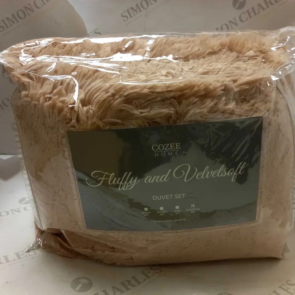 COZEE ROSE FLUFFY 3PC SET - SUPER KING 