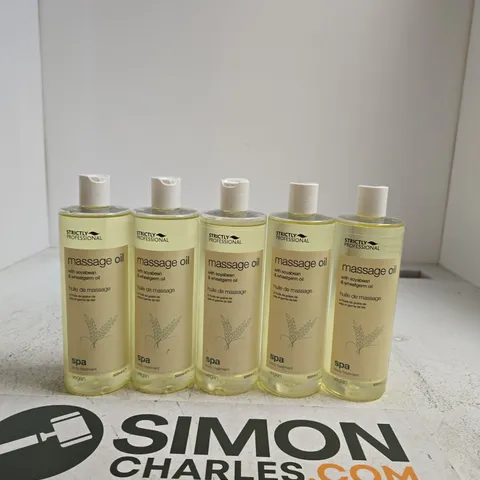 Strictly Professional Massage Oil 500ml – Set of 5