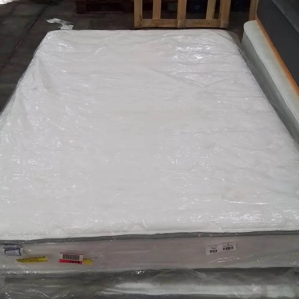 QUALITY BAGGED NOVILLA 25CM ORTHO MEMORY FOAM POCKET SPRUNG 135CM DOUBLE MATTRESS